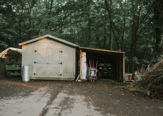 Creating an Eco-friendly Backyard with a Wood Shed - JJ Building Materials