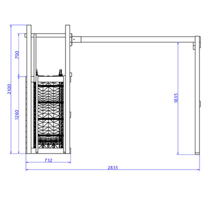 Shire Rumble Ridge Rock Wall Climbing Frame with Double Swing and Slide