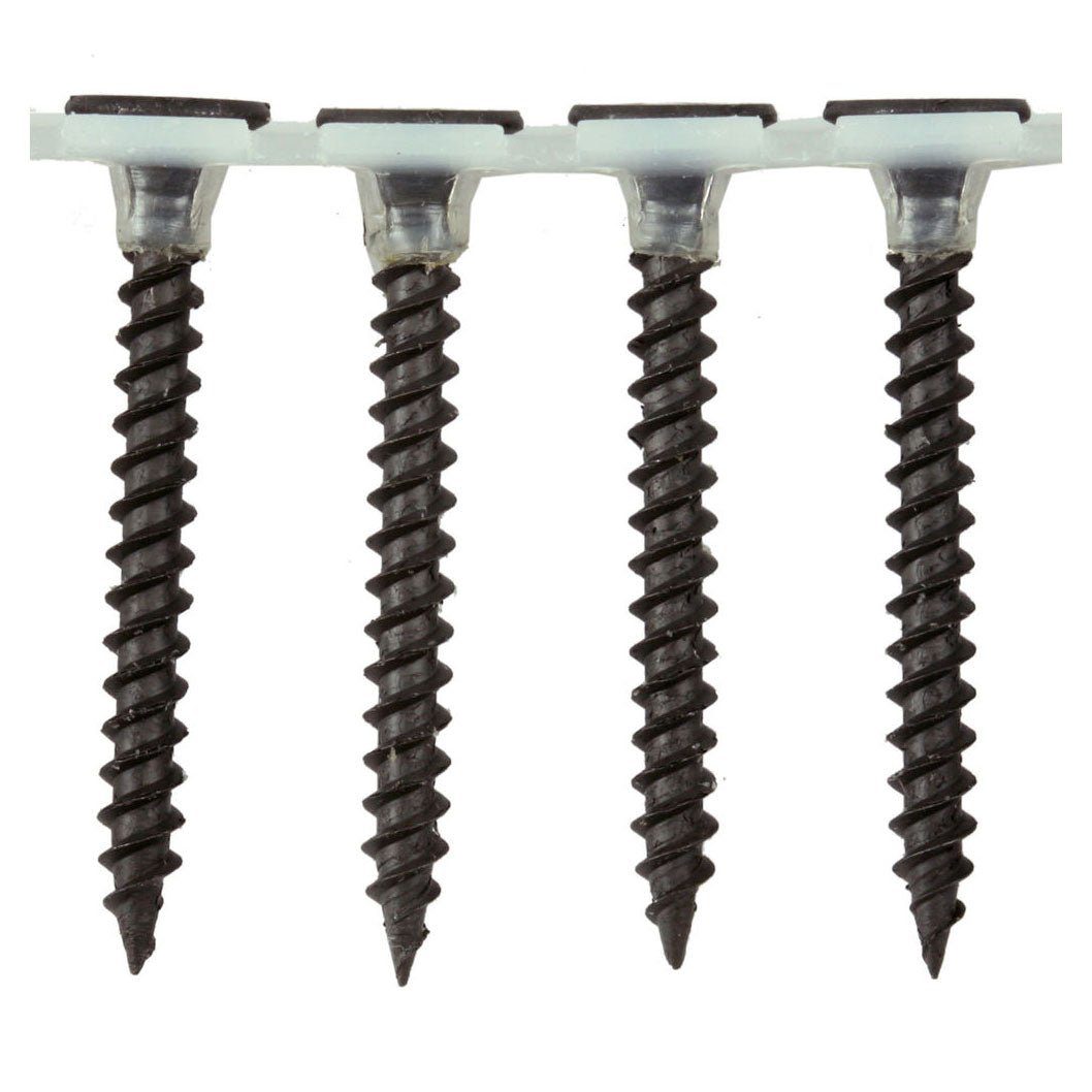1000 x Black Drywall Fine Collated Screws - JJ Building Materials
