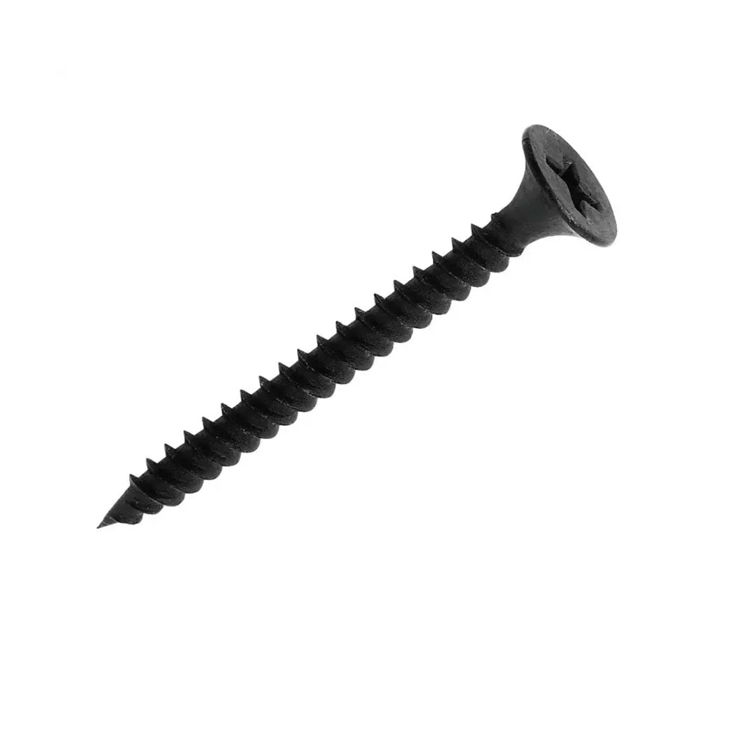 1000 x Black Drywall Fine Screws - JJ Building Materials