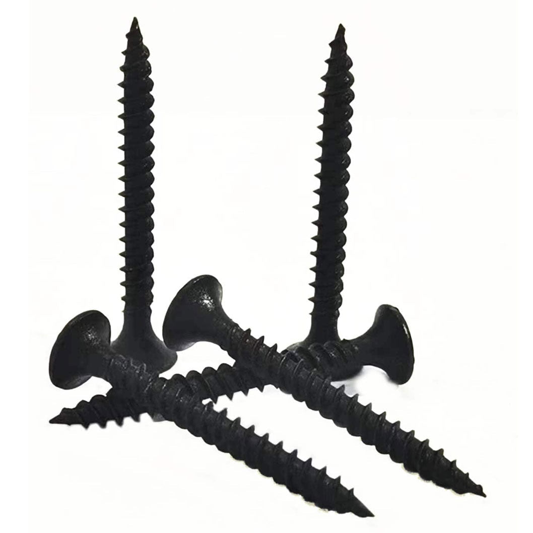 1000 x Black Drywall Fine Screws - JJ Building Materials