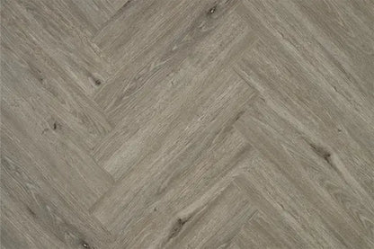 Woodpecker Craft Thatch Oak Herringbone Stratex Wood Flooring With Built In Underlay (1.44m2)