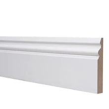 18x119mm 4.4m MR Primed Ogee MDF Skirting Board - JJ Building Materials