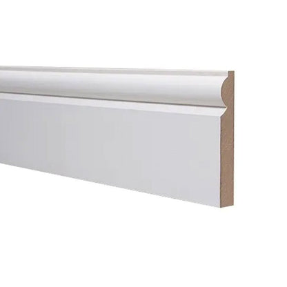 18x119mm 4.4m MR Primed Torus MDF Skirting Board - JJ Building Materials