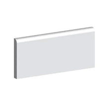 18x144mm 4.4m MR Primed Round One Edge 9mm Radius MDF Skirting Board