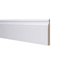 18x144mm 4.4m MR Primed Ogee MDF Skirting Board - JJ Building Materials