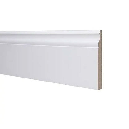 18x168mm 4.4m MR Primed Ogee MDF Skirting Board - JJ Building Materials