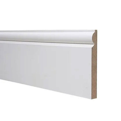 18x168mm 4.4m MR Primed Torus MDF Skirting Board - JJ Building Materials
