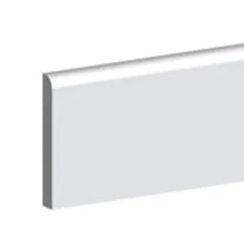 18x94mm 4.4m MR Primed Round One Edge 9mm Radius MDF Skirting Board - JJ Building Materials
