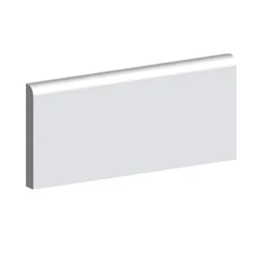18x94mm 4.4m MR Primed Round One Edge 9mm Radius MDF Skirting Board - JJ Building Materials