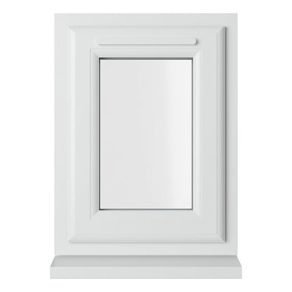 Crystal UPVC Window White Top Opener Clear Glazing