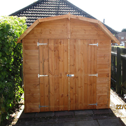 Shire Barn 7x7ft T&G Double Door Wooden Shed
