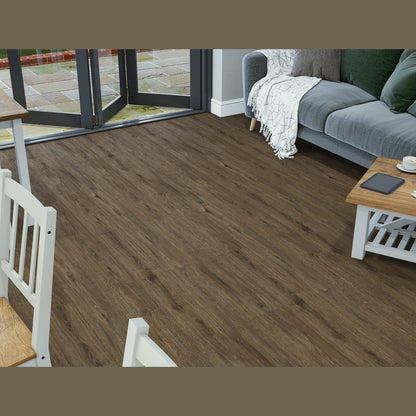 SPC Click Flooring Chestnut Oak 1220mm x 180mm with Built-in Underlay - Pack of 10