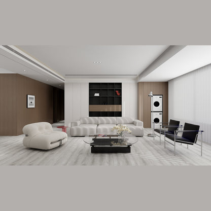 SPC Click Flooring Pebble Grey 1220mm x 180mm with Built-in Underlay - Pack of 10