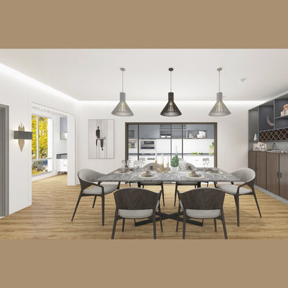 SPC Click Flooring Amber Oak 1220mm x 180mm with Built-in Underlay - Pack of 10