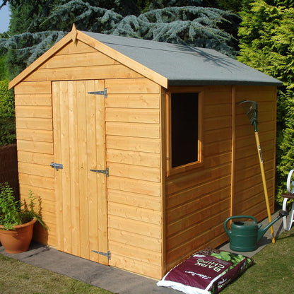 Shire Durham 8x6ft Single Door T&G Apex Wooden Shed
