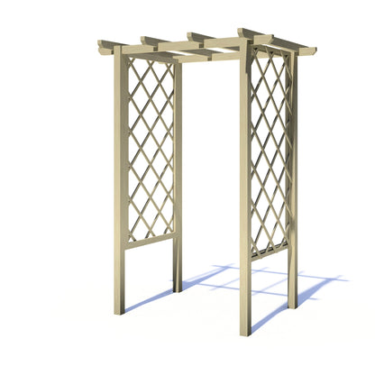 Shire 4x3ft Arch Trellis Pressure Treated Pergola