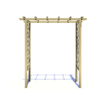 Shire 6x3FT Arch Trellis Pressure Treated Pergola