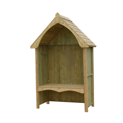 Shire Balsam Garden Arbour Seat 4 x 2ft Pressure Treated