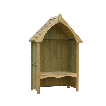 Shire Balsam Garden Arbour Seat 4 x 2ft Pressure Treated