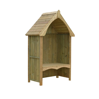 Shire Balsam Garden Arbour Seat 4 x 2ft Pressure Treated