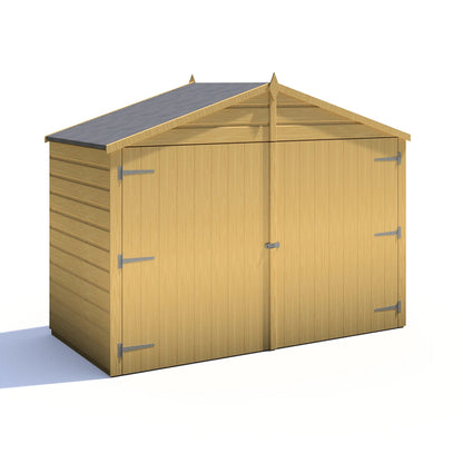 Shire 6 x 3ft Double Door Shiplap Apex Bike Shed