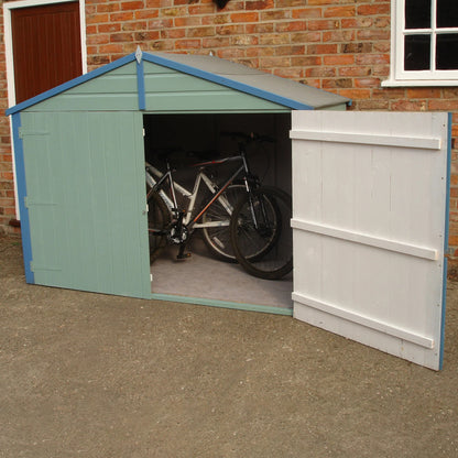Shire 6 x 3ft Double Door Shiplap Apex Bike Shed