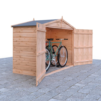 Shire 6 x 3ft Shiplap Apex Bike Shed