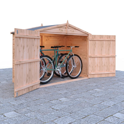 Shire 6 x 3ft Shiplap Apex Bike Shed
