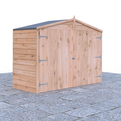 Shire 7 x 3ft Double Door Overlap Apex Bike Shed