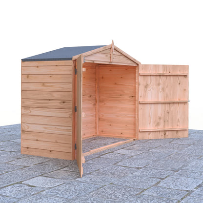 Shire 7 x 3ft Double Door Overlap Apex Bike Shed