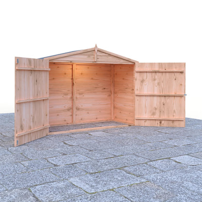 Shire 7 x 3ft Double Door Overlap Apex Bike Shed