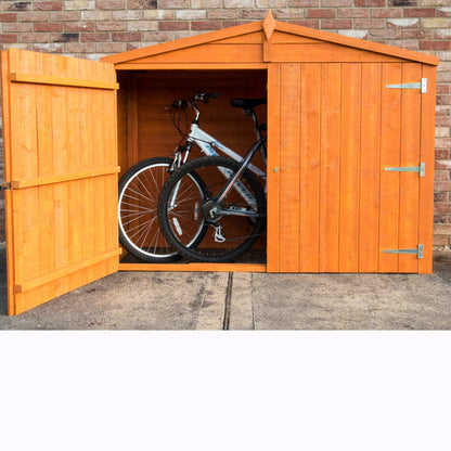 Shire 7 x 3ft Double Door Overlap Apex Bike Shed