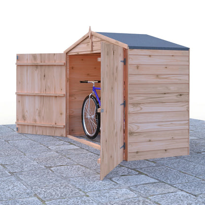 Shire 7 x 3ft Double Door Overlap Apex Bike Shed