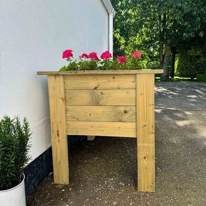 Shire Bloom Wooden Deep Planter 71 x 111 x 62cm