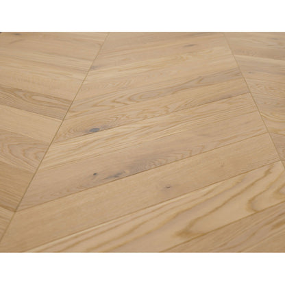 Bathford Oak Chevron Brushed Fusion Hybrid Engineered Wood Flooring - 1.568m2 Pack Size | Parquet Range