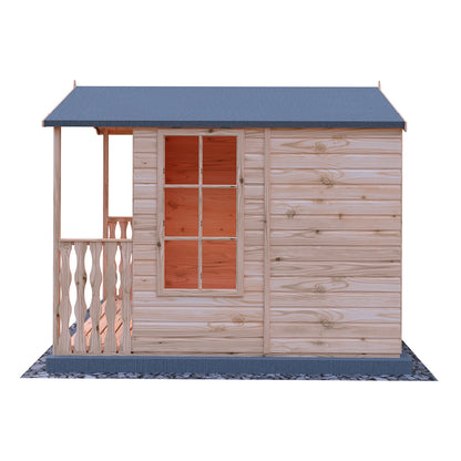 Shire Buckingham 7x7ft Double Door T&G  Wooden Summerhouse