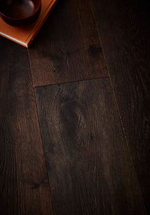 Hackfall Smoked Oak Hand finished UV Oil Engineered Wood Flooring - 2.17m2 Pack Size | Contemporary Range