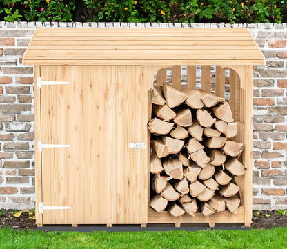Shire 5 x 2ft Country Log and Tool Store