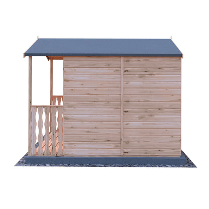 Shire Chatsworth 7x7ft Single Door T&G  Wooden Summerhouse