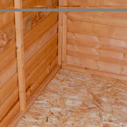 Shire Overlap 7x5ft Single Door Value Wooden Shed