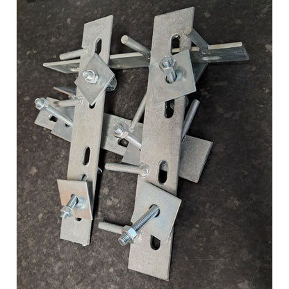 Double Height Two pin cleat with Bolts & Washers