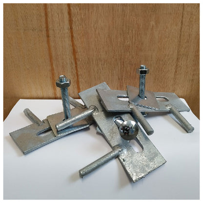 Double Height Two pin cleat with Bolts & Washers