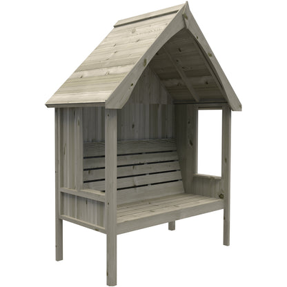 Shire Fern Nook 3 Seater Arbour Pressure Treated
