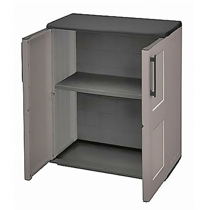 Shire 2.3 x 2.9ft Mid Storage Cupboard with Shelves