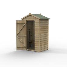 Forest Beckwood 4x3 Apex Shed - No Windows