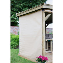 Forest 4.7m Hexagonal Wooden Garden Gazebo Curtains