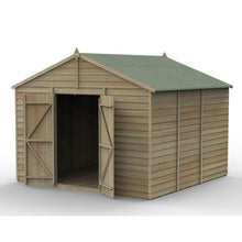 Forest 4LIFE Apex Shed 10x10 - Double Door - No Windows