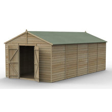 Forest 4LIFE Apex Shed 10x20 - Double Door - No Windows