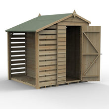 Forest 4LIFE Apex Shed 4x6 - Single Door - No Windows
